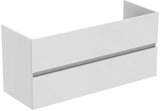 Ideal Standard Eurovit+ Waschtischunterschrank 1200 mm, 2 Auszüge, grau lackiert