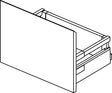 IDEAL STANDARD Connect Air Schublade für Waschtischunterschrank 485 mm, weiß
