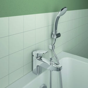 Ideal Standard Ceraplan Badearmatur für Wannenrand – 1-löchig, Chrom, keramische Kartusche