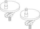Ideal Standard i.life B Befestigungssatz Grau Glänzend – Passgenaue Montagelösung