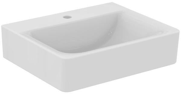 Ideal Standard Connect Cube Waschtisch 550x460mm, 1 Hahnloch, ohne Überlauf, Weiß