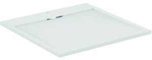 Ideal Standard Ultra Flat S i.life Quadrat-Brausewanne 900x900x30 mm Carraraweiß