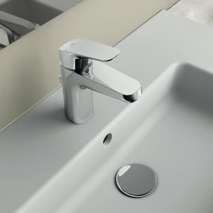 IDEAL STANDARD Ceraflex Waschtischarmatur Chrom 110 mm mit Ablaufgarnitur und 5 l/min Sparfunktion
