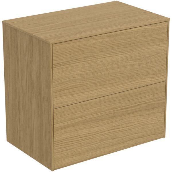 Ideal Standard Conca Waschtischunterschrank 602 mm, 2 Auszüge, Weiß matt, Push-Open