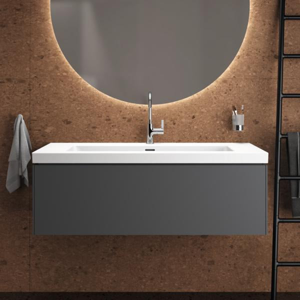 IDEAL STANDARD Joy Waschtischarmatur – Einhandhebelmischer mit Ablaufgarnitur, Brushed Gold, 169 mm Ausladung