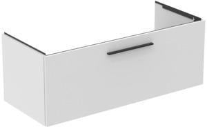 Ideal Standard i.life B Möbel-Set 160 cm – 1 Auszug, 1 offenes Fach, Chrom/Weiß matt