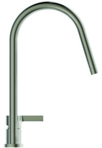 IDEAL STANDARD Gusto Küchenarmatur 243 mm Ausladung Silver Storm Einhebelmischer