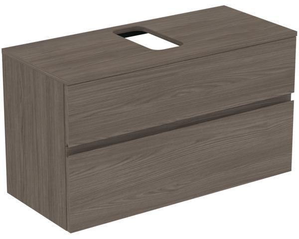 Ideal Standard Finesse Waschtischunterschrank 1002 mm, 2 Auszüge, Greige matt, wandhängend