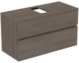 Ideal Standard Finesse Waschtischunterschrank 1002 mm, 2 Auszüge, Greige matt, wandhängend