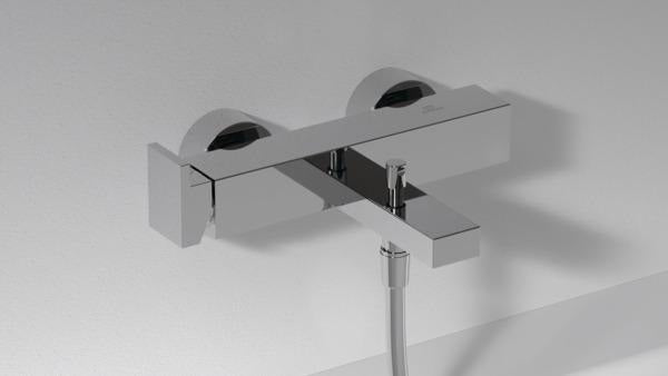 Ideal Standard Extra Badearmatur Aufputz 210 mm Ausladung mit FirmaFlow Kartusche in Chrom