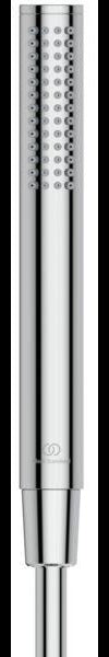 Ideal Standard Duschsystem Ceratwist T25 M – ohne Armatur, mit Stick-Handbrause und runder Kopfbrause, Chrom