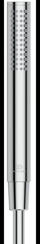 Ideal Standard Duschsystem Ceratwist T25 M – ohne Armatur, mit Stick-Handbrause und runder Kopfbrause, Chrom