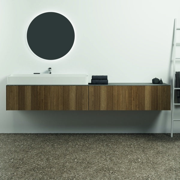 Ideal Standard Conca Waschtischunterschrank 2385 mm, 2 Auszüge, Sunset Matt, wandhängend