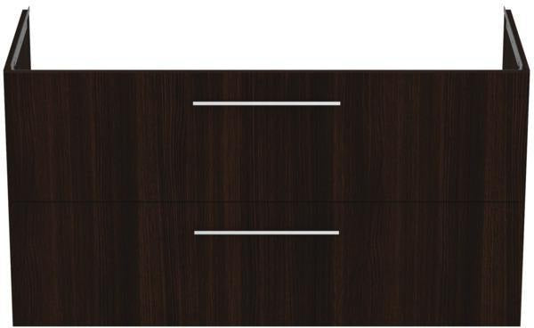 Ideal Standard i.life B Möbelwaschtischunterschrank 1200 mm, 2 Auszüge, Weiß matt, Siphon links