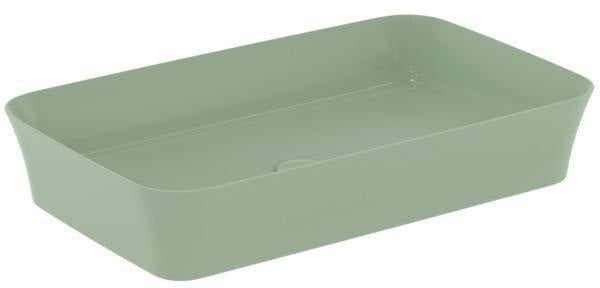 IDEAL STANDARD Ipalyss Schale 650x400x120 mm Seidenweiß – Aufsatzwaschtisch ohne Hahnloch & Überlauf