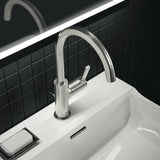 IDEAL STANDARD Joy Waschtischarmatur – Einhandhebelmischer mit Ablaufgarnitur, Brushed Gold, 169 mm Ausladung