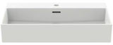 Ideal Standard Waschtisch Extra 700x450x150mm geschliffen Weiß mit 1 Hahnloch und Überlauf