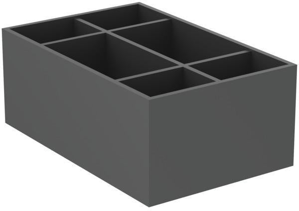 IDEAL STANDARD Aufbewahrungsbox Conca groß Anthrazit matt 240 x 370 x 147 mm