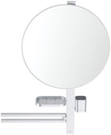 Ideal Standard Beauty Bar Accessoires-Kombi Alu+ L800 mit Kosmetikspiegel Ø508 mm Silver