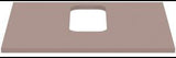 IDEAL STANDARD i.life B Waschtischplatte 602x507x18 mm Quarzgrau matt – mittiger Ausschnitt