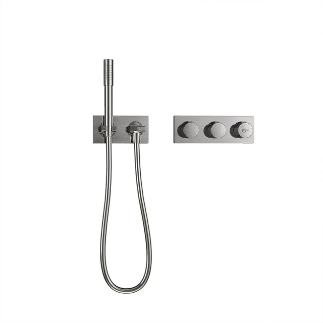 Ideal Standard Archimodule Badeanwendung für Multiplex Trio, Chrom – Unterputz Set mit Handbrause