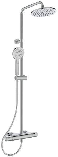 Ideal Standard Duschsystem Ceratherm T50 mit Brausethermostat und 1500 mm Schlauch in Chrom