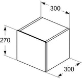 IDEAL STANDARD Schubladenfront Dea für T7864S2, hellgrau lackiert