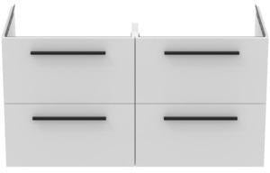 Ideal Standard i.life B Waschtischunterschrank 1200 mm, 4 Auszüge, Weiß matt, wandhängend