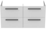 Ideal Standard i.life B Waschtischunterschrank 1200 mm, 4 Auszüge, Weiß matt, wandhängend