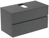 Ideal Standard Finesse Waschtischunterschrank 1002 mm, 2 Auszüge, Greige matt, wandhängend