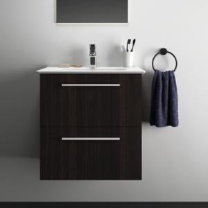Ideal Standard i.life A Waschtischset 60 cm mit Unterschrank und chrom Griff, Weiß matt