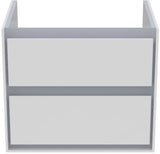 IDEAL STANDARD Connect Air Waschtischunterschrank 600 mm, 2 Auszüge, Weiß Glanz/Matt