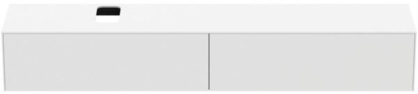 IDEAL STANDARD Conca WT-Unterschrank 2387x505x370 mm, 2 Auszüge, mit Ausschnitt, Weiß