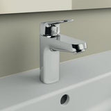 IDEAL STANDARD Ceraflex Waschtischarmatur Chrom 110 mm mit Ablaufgarnitur und 5 l/min Sparfunktion