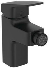 Ideal Standard Ceraplan Bidetarmatur Silk Black 94 mm mit Ablaufgarnitur