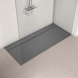 Ideal Standard Ultra Flat S i.life Rechteck-Brausewanne 1800x800x30 mm Carraraweiß – Mineralguss, matt, Anti-Rutsch