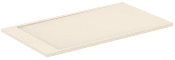 Ideal Standard Ultra Flat S i.life Rechteck-Brausewanne 1600x900mm Carraraweiß, Mineralguss, rutschhemmend