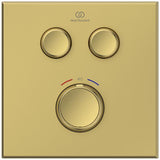 Ideal Standard Ceratherm Navigo 2 Brausethermostat Unterputz Eckig Chrom mit DICHT-FIX