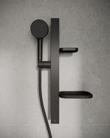 IDEAL STANDARD Idealrain Alu+ Brausekombination – 2-Funktions-Handbrause, 600 mm Stange, 2 Ablagen, Silver