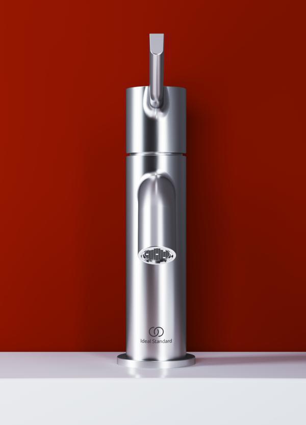 Ideal Standard Joy Waschtischarmatur 110 mm ohne Ablaufgarnitur mit langem Griff Chrom