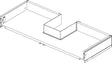 IDEAL STANDARD Adapto Obere Schublade 77 cm für Waschtischunterschrank Anthrazit matt