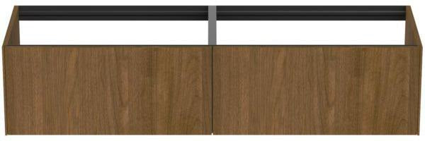 Ideal Standard WT-Unterschrank Conca, 2 Auszüge, ohne Platte, 1585 mm, Anthrazit