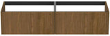 Ideal Standard WT-Unterschrank Conca, 2 Auszüge, ohne Platte, 1585 mm, Anthrazit
