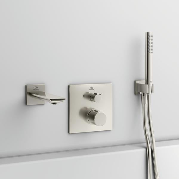 Ideal Standard Idealrain Atelier Stabhandbrause Brushed Gold, 1-Funktion, Antikalk
