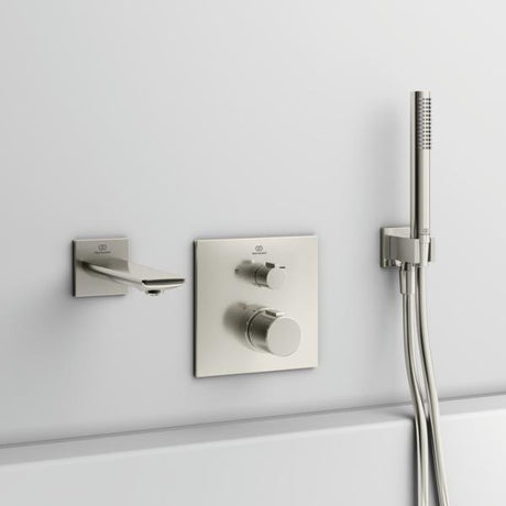 Ideal Standard Idealrain Atelier Stabhandbrause Brushed Gold, 1-Funktion, Antikalk