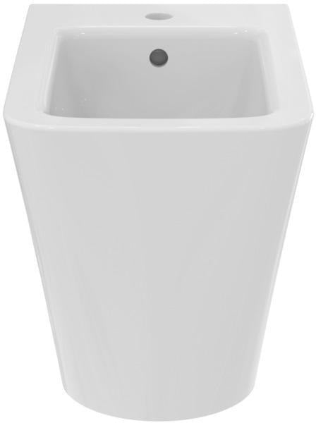 Ideal Standard Stand-Bidet Blend Cube 355x560x400 mm Weiß mit 1 Hahnloch