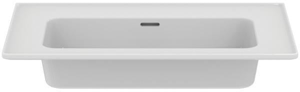 Ideal Standard Möbelwaschtisch Strada II 840x460mm Weiß ohne Hahnloch mit Überlauf