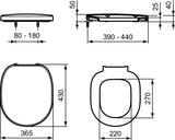 Ideal Standard WC-Sitz Connect Weiß mit Softclosing und Absenkautomatik