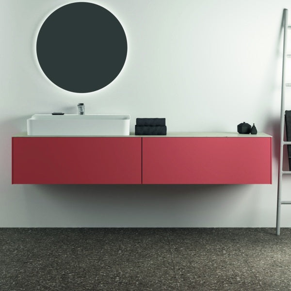 Ideal Standard Conca WT-Unterschrank 1985 mm, 2 Auszüge, Eiche geflammt, wandhängend