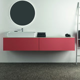 Ideal Standard Conca WT-Unterschrank 1985 mm, 2 Auszüge, Eiche geflammt, wandhängend